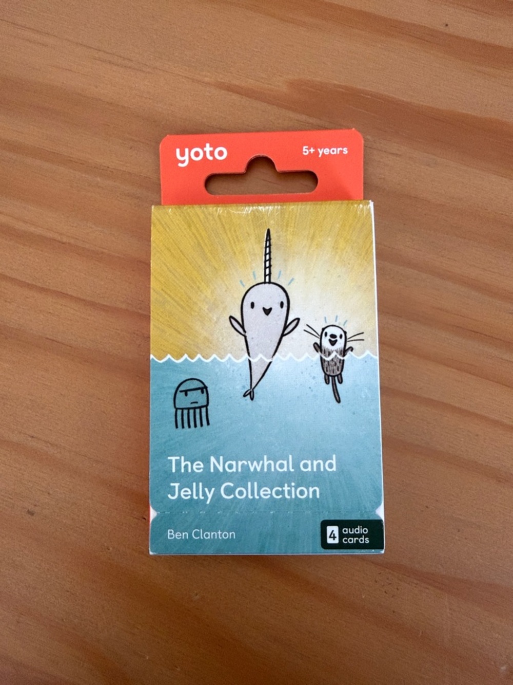 Yoto Set of 4 Cards The Narwhal and Jelly Collection.